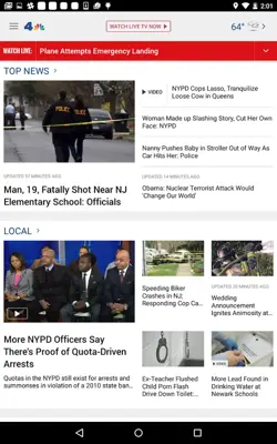 NBC 4 NY android App screenshot 2